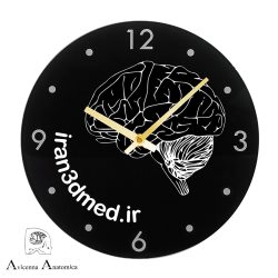 ساعت دیواری سفارشی هدیه روز پزشک با طراحی منحصر به فرد نرگس طب.