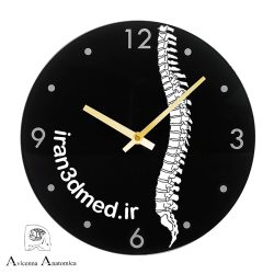 ساعت دیواری سفارشی هدیه روز پزشک با طراحی منحصر به فرد نرگس طب.